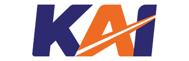 Logo resmi PT Kereta Api Indonesia (KAI) berwarna oranye dan biru dengan latar transparan
